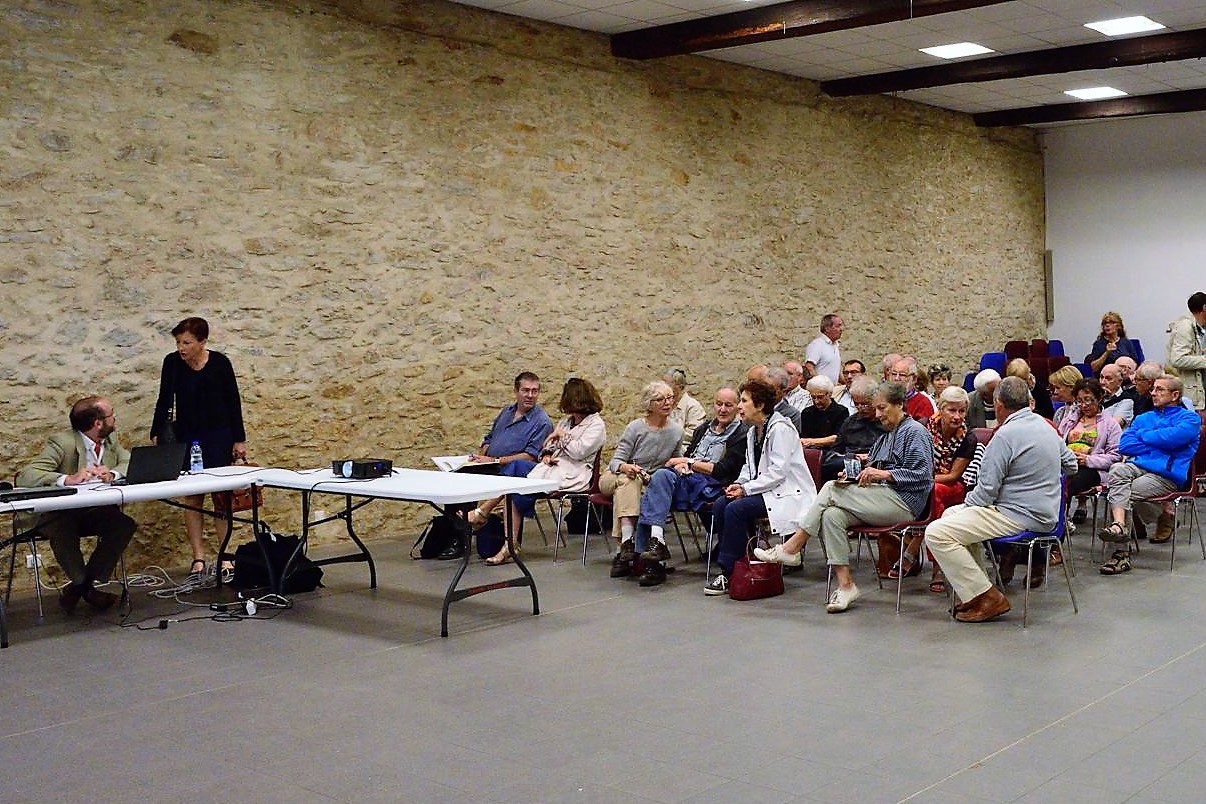 conférence de François Ploton-Nicollet à Olonzac