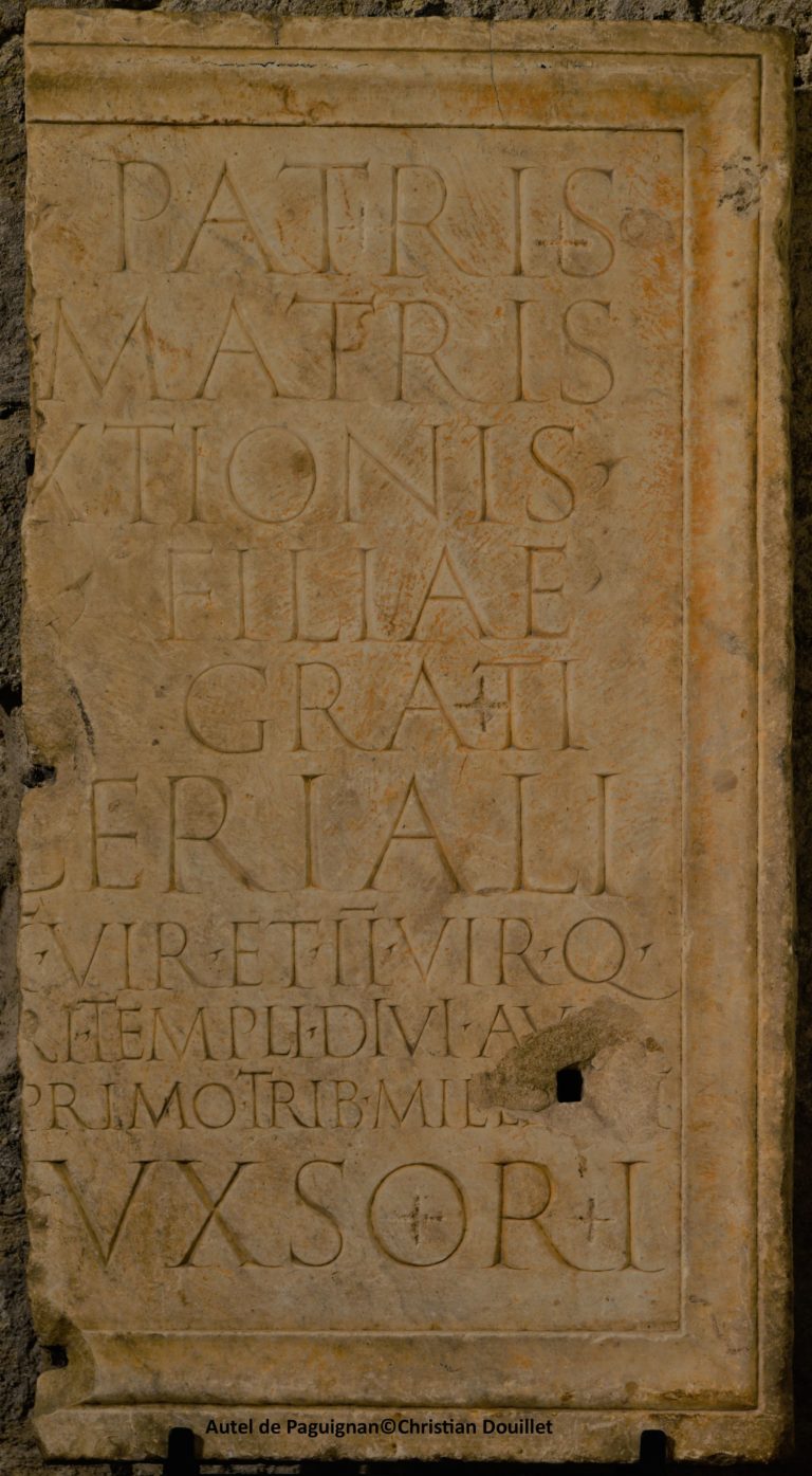 l’autel de Paguignan (Aigues-Vives)