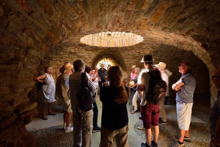 Visite aux verreries des Aliberts, (Minerve), 18 juin 2019
