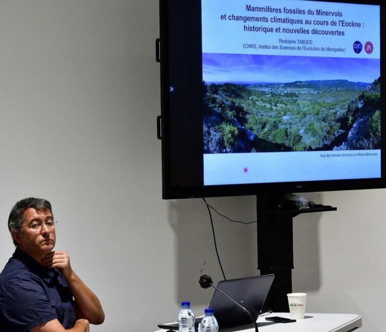 « Mammifères fossiles du Minervois et changements climatiques au cours de l’Eocène » par Rodolphe Tabuce