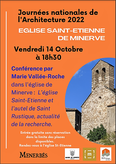 Conférence à Minerve pour les Journées de l’architecture 2022