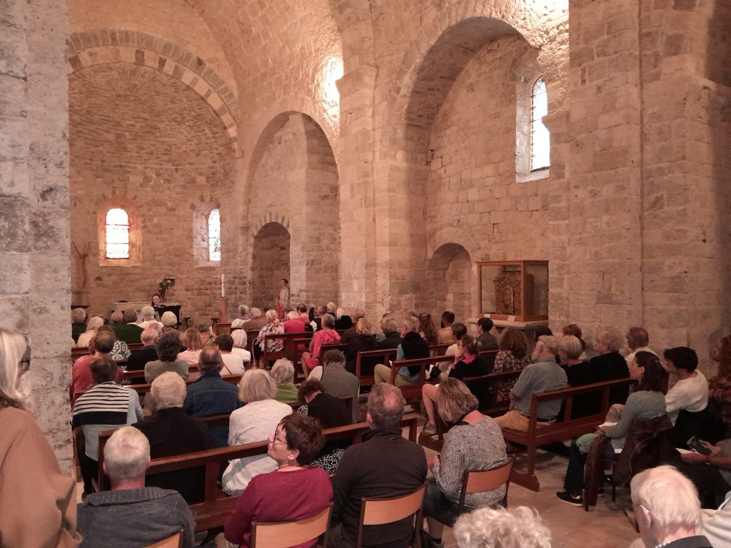 Concert dans l'église St Etienne à Minerve