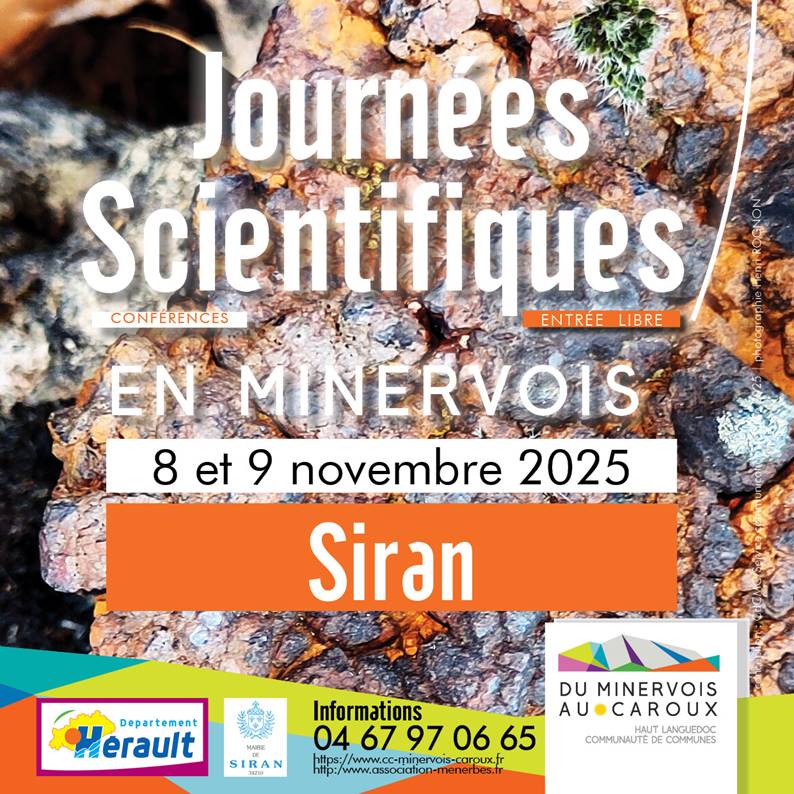 Journées Scientifiques en Minervois 2025