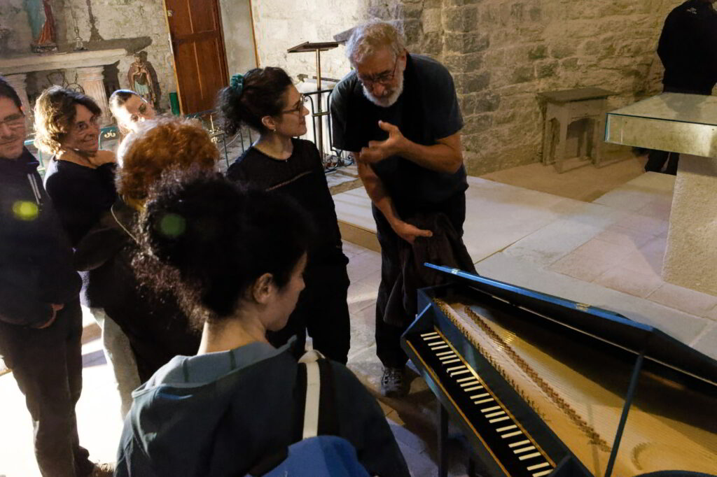 Duo Tircis au contact du public